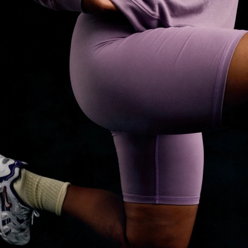 Yogalicious Bike Shorts Lavender Large